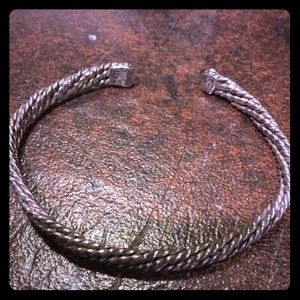 Sterling silver cuff